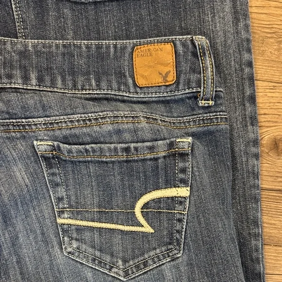 🆕 American Eagle Outfitters Artist Jeans. 8L. Worn once!!💥 - Picture 5 of 5